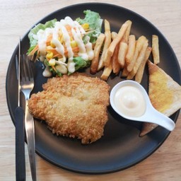 สเต็กปลาทอด