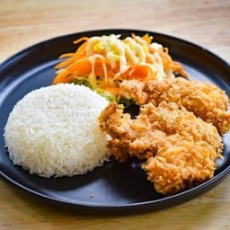 ข้าวไก่ทอด