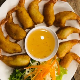 กุ้งชุบแป้งทอด