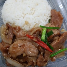 ข้าว หมูนุ่มน้ำมันหอย