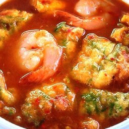 แกงส้มชะอมกุ้ง