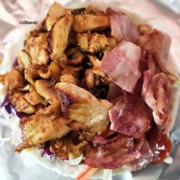 กะบับไก่+เบคอนชีส