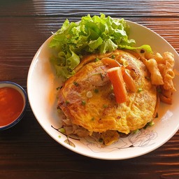 เส้นใหญ่คั่วไก่เง่างี่