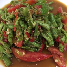 ตำถั่วฝักยาว