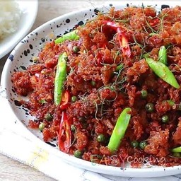 ปลาช่อนผัดพริกขิง