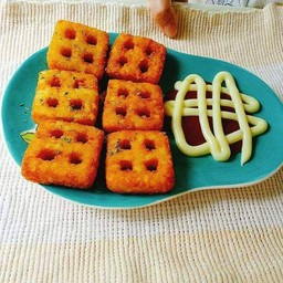 มันฝรั่งวาฟเฟิล