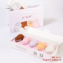 กิ๊ฟบ็อกซ์ 5 ชิ้น - โมจิแมวน้ำ และพี่หมี