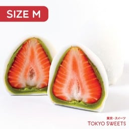 ไดฟุกุสตรอเบอร์รี่ รสมัทฉะ (M) 2 ชิ้น