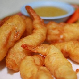 กุ้งชุบแป้งทอด