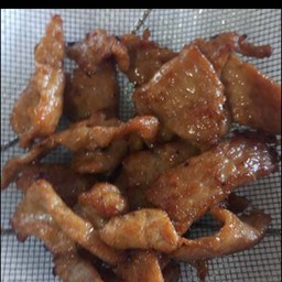 หมูทอดนมสด