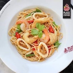 สปาเก็ตตี้ทะเลผัดผงกะหรี่