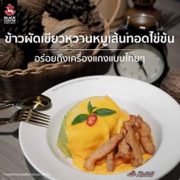 ข้าวผัดเขียวหวานหมูเส้นทอดไข่ข้น