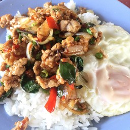 ป้าวัลย์อาหารตามสั่ง กาดหน้าหมู่บ้านเดอะเอส