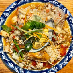 ยำวุ้นเส้นซีฟู้ดหมูสับ