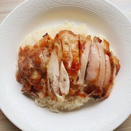 ข้าวมันไก่อบ