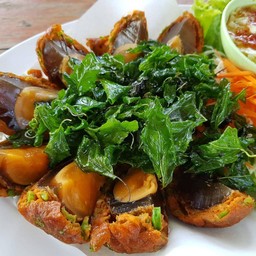 ทอดมันห่อไข่เยี่ยวม้า