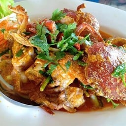 ปูทะเลไข่ผัดผงกระหรี่