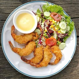 สลัดกุ้งริมบ่อ