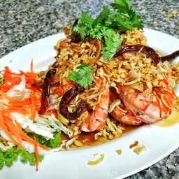 กุ้งทอดราดซอสมะขาม