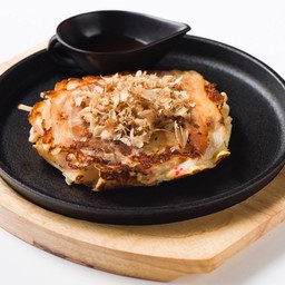 2420.BUTA TAMA OKONOMIYAKI Pork Japanese Pancake  โอโคโนมิยากิหน้าหมู