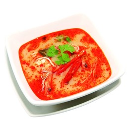2705.TOM YAM SEAFOODอาหารไทยปรุงด้วยวัตถุดิบญี่ปุ่นต้มยำทะเล (จานเล็ก)