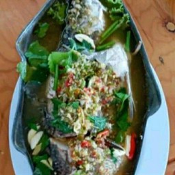 ปลากะพงนึ่ง