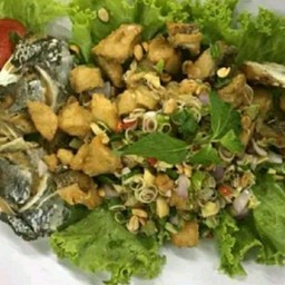 ปลากะพงสมุนไพร