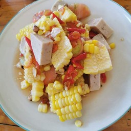 ตำข้าวโพดหมูยอ