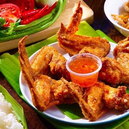 ปีกไก่ทอดน้ำปลา(ต่อ1ปีก)