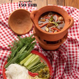 ขนมจีนหม้อปลาร้าไฮโซ