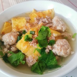 ต้มจืดไข่เจียวหมูสับ