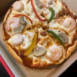 พิซซ่าหน้ากุ้งสไปซี่ชีส L