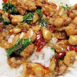 ผัดกระเพรา+ข้าว