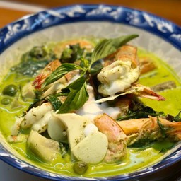 แกงเขียวหวานกุ้ง