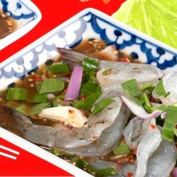 ยำกุ้งสด