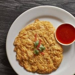 ไข่เจียวกุ้งสับ
