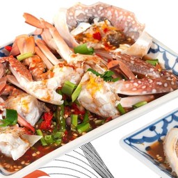 ยำปูม้า ( สุก )