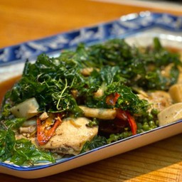 ผัดขี้เมาไก่ (กับข้าว)
