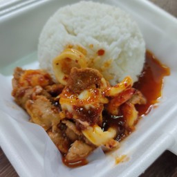 ผัดน้ำพริกเผา ไม่ใส่ผักทุกชนิด