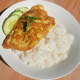 ข้าวไข่เจียวหมูสับ