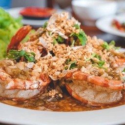 กุ้งทอดซอสมะขาม