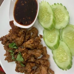 หมูคลุกฝุ่น(กับข้าว)