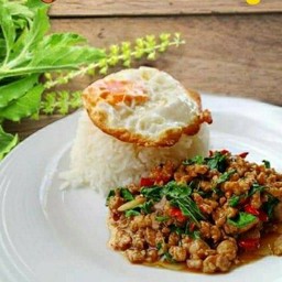 ข้าวกะเพราหมูสับ