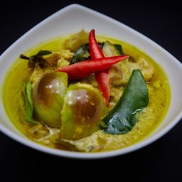 ขนมจีนแกงเขียวหวานไก่