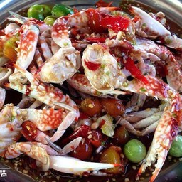 เกาเหลามะละกอปูม้าลวกสุก(ไม่ใส่ปลาร้า)