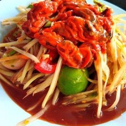 เกาเหลามะละกอหอยดองน้ำปลาร้า