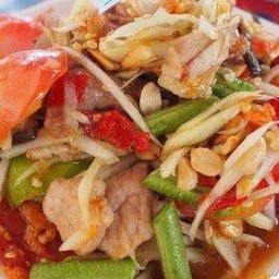 เกาเหลามะละกอโคราชคอหมูย่าง