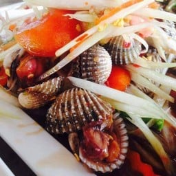 ตำหอยแครง(ปลาร้า)