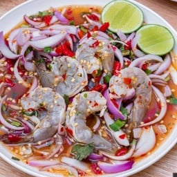 ยำกุ้งสด