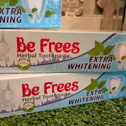 BE FREES Herbal Toothpaste Extra Whitening FDA REGISTER10-1-6010010137ยาสีฟันสมุนไพรไทย